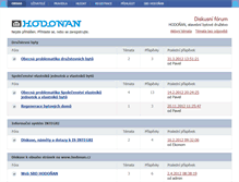 Tablet Screenshot of forum.hodonan.cz